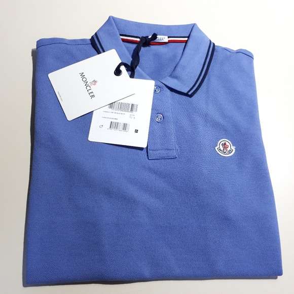 moncler blue polo shirt moncler blue polo shirt